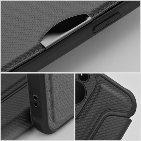 Etui z klapką na Samsung A16 5G Razor Book czarne