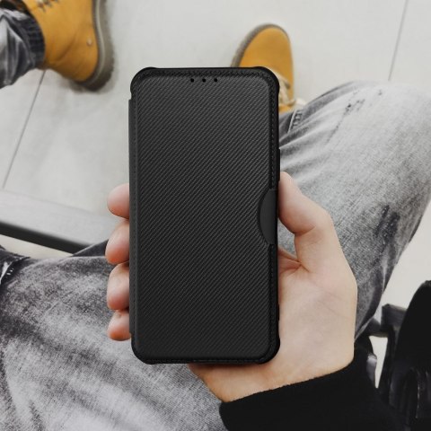 Etui z klapką na Samsung A26 5G Razor Book czarne