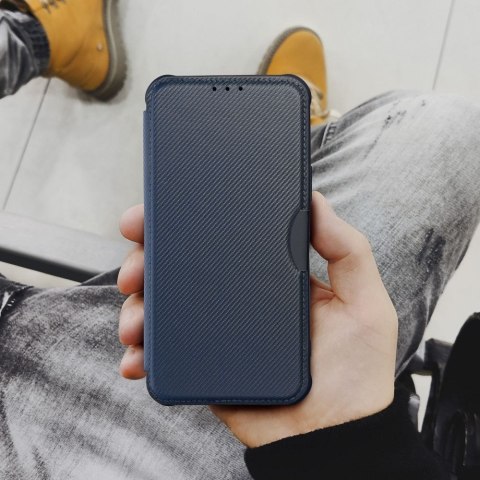 Etui z klapką na Samsung A34 5G Razor Book niebieskie