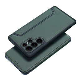 Etui z klapką na Samsung A36 5G Razor Book ciemnozielone