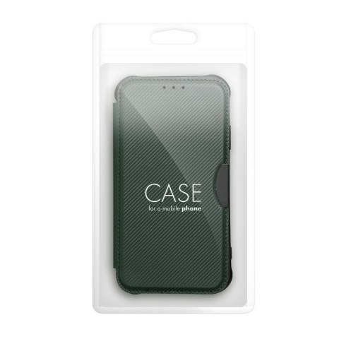 Etui z klapką na Samsung A36 5G Razor Book ciemnozielone