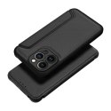 Etui z klapką na iPhone 14 Razor Book czarne