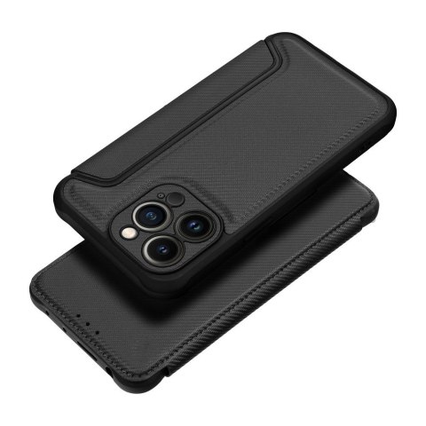 Etui z klapką na iPhone 14 Razor Book czarne