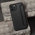 Etui z klapką na iPhone 15 Razor Book czarne