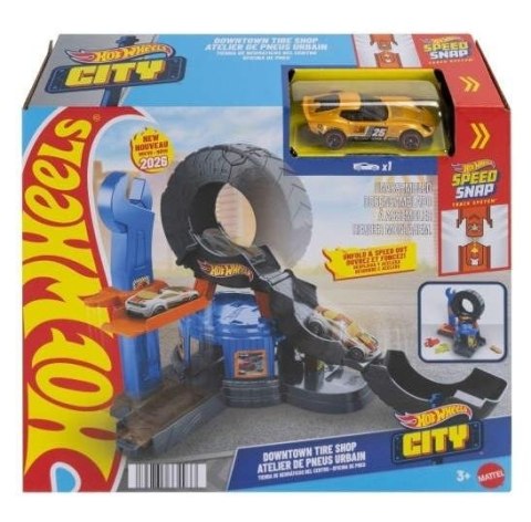 Hot Wheels City Warsztat Rozkładana opona