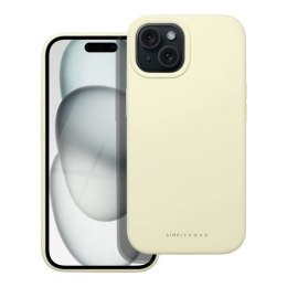 ROAR futerał CLOUD SKIN do IPHONE 15 Jasnożółty