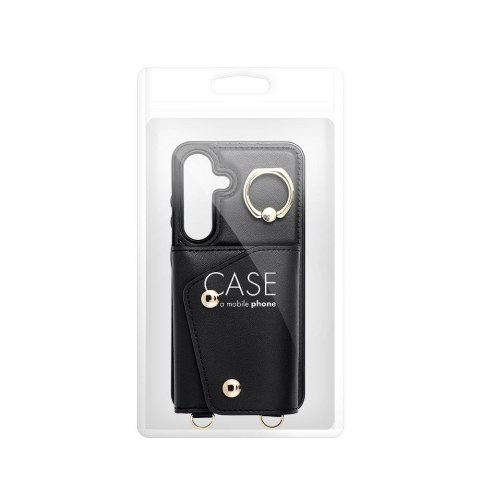 Etui na Samsung A15 5G Wonder z portfelem czarne