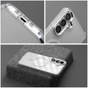 Etui na Samsung A17 Frame Clear Hybrid Mag Cover zgodny z MagSafe transparentne