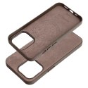Etui na iPhone 13 PRO Woven Mag Cover zgodne z MagSafe jasnobrązowe
