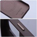 Etui na iPhone 13 PRO Woven Mag Cover zgodne z MagSafe jasnobrązowe