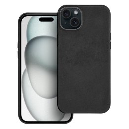 Etui na iPhone 15 PLUS Woven Mag Cover zgodne z MagSafe czarne
