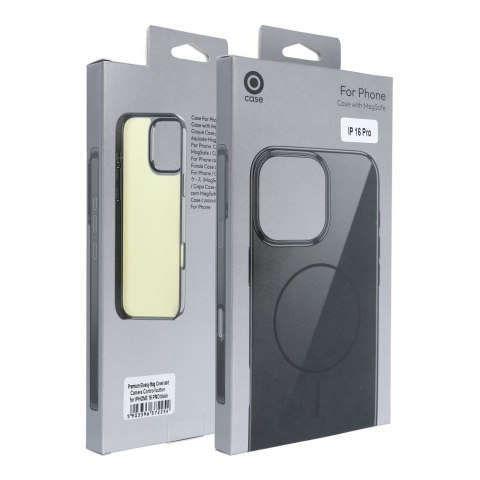 Etui na iPhone 16 PLUS Premium Glossy Mag Cover zgodne z MagSafe Camera Control button czarne