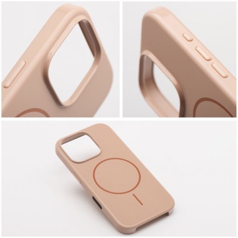 Etui na iPhone 16 PLUS Premium Glossy Mag Cover zgodny z MagSafe i Camera Control button pustynny złote