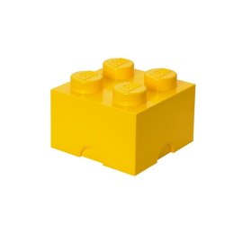 LEGO(R) pojemnik klocek czwórka żółty