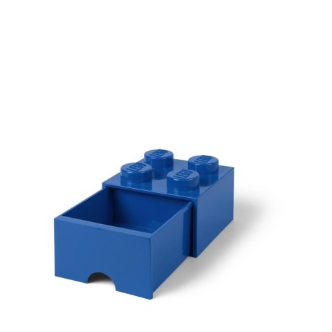 LEGO(R) pojemnik klocek z szufladą czwórka niebieski