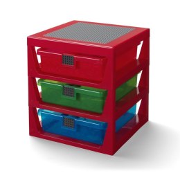 LEGO(R) szafka z szufladami czerwona