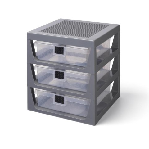 LEGO(R) szafka z szufladami szara