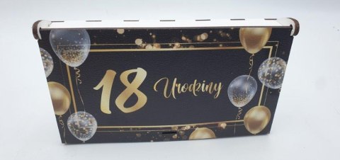 Pudełko mini drewno 18 Urodziny - 15