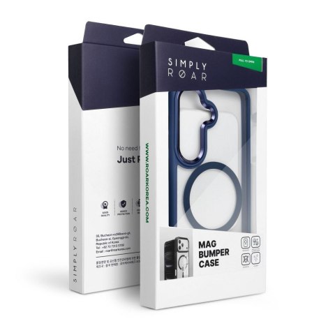 ROAR futerał MAG BUMPER kompatybilny z MagSafe do SAMSUNG A36 / A56 niebieski