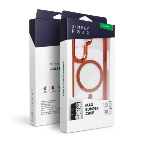 ROAR futerał MAG BUMPER kompatybilny z MagSafe do SAMSUNG S26 pomarańczowy