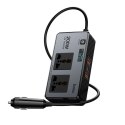 Rozdzielacz gniazda zapalniczki Hoco 2 porty max 200W PD66W/1C2A Z66 czarna