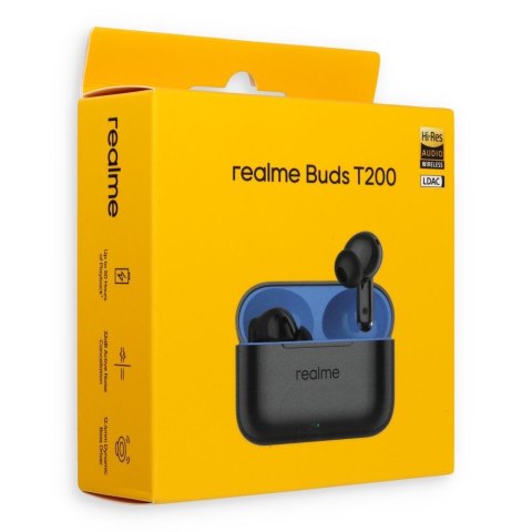 Słuchawki bezprzewodowe douszne Realme Buds T200 szare