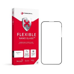 Szkło hybrydowe do Samsung S26 ULTRA Forcell Flexible 5D czarne (Hot Bending - działający czytnik)