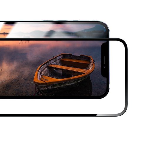 Szkło hybrydowe do Samsung S26 ULTRA Forcell Flexible 5D czarne (Hot Bending - działający czytnik)