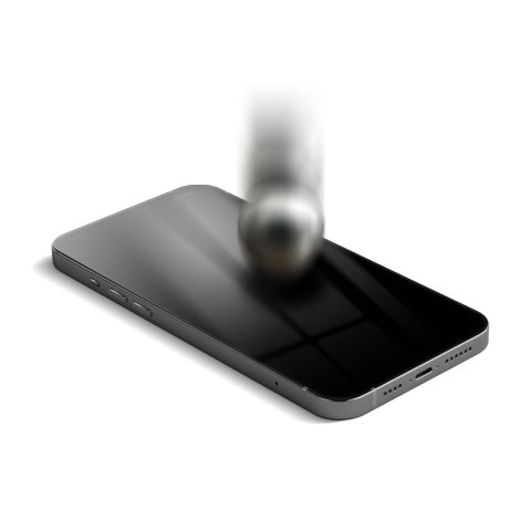 Szkło hybrydowe do Samsung S26 ULTRA Forcell Flexible 5D czarne (Hot Bending - działający czytnik)