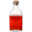 Butelka Szklana z Korkiem 270 ml Przezroczysta na Napoje Oliwę ORION