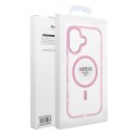 Etui na Samsung A27 Frame Cleear Hybrid Mag Cover zgodny z MagSafe pudrowy róż
