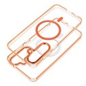 Etui na Samsung A37 Frame Cleear Hybrid Mag Cover zgodny z MagSafe pomarańczowe