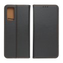 Etui z klapką na Samsung A13 4G Smart Pro Book skórzane czarne
