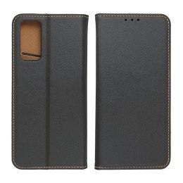 Etui z klapką na Samsung A13 4G Smart Pro Book skórzane czarne