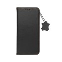 Etui z klapką na Samsung S21 FE Smart Pro Book skórzane czarne