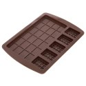 Forma Silikonowa do Czekolady 1 Duża i 5 Mini Tabliczek ORION