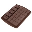 Forma Silikonowa do Czekolady 1 Duża i 5 Mini Tabliczek ORION
