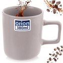 Kubek Skandi Kamionka 380ml Szary Matowy z Uchem do Kawy Herbaty ORION