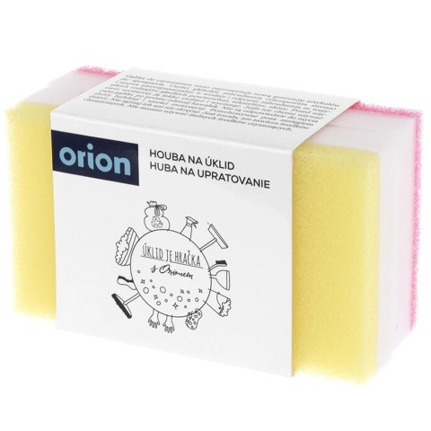 Magiczna Gąbka NANO 2 szt. Melamina Usuwa Brud bez Chemii ORION