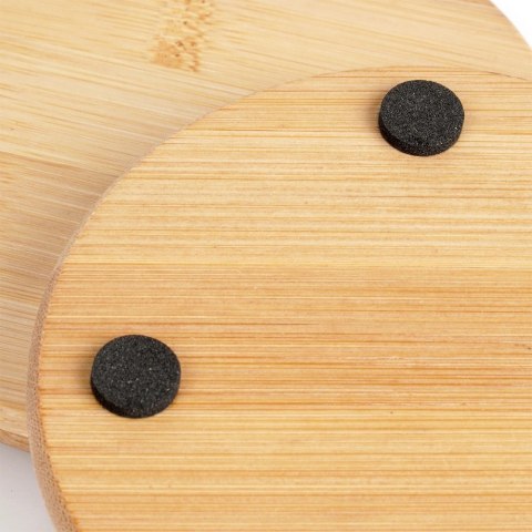 Podstawki pod kubek bambusowe 9,5 cm 4 szt.
