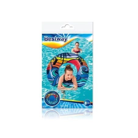 Dmuchane koło do pływania z uchwytami kółko 91cm Bestway 36350