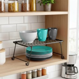 Półka Wkład do Szafki Kuchennej Składana Metal Loft 36 cm Czarna