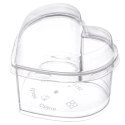Pucharki Serce z Pokrywkami 130ml Zestaw 4 szt. Finger Food ORION