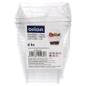 Pucharki z Pokrywkami 180ml Zestaw 6 szt. na Słodki Stół ORION Musy