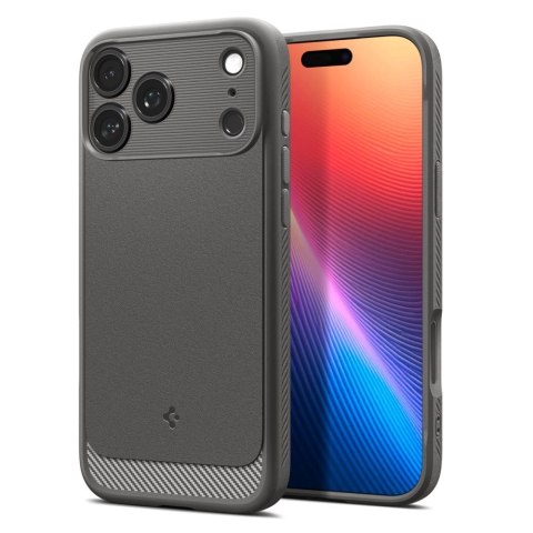 SPIGEN futerał RUGGED ARMOR MAG kompatybilny z MagSafe do IPHONE 17 Pro Max gray