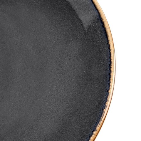Talerz Deserowy 20,5 cm Ceramika Szary Glaze Nakrapiany Zmywarka