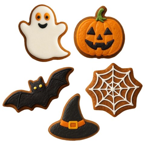 Wykrawacze do Ciastek Zestaw 6 szt. Stal ORION Halloween Dynia Zmywarka