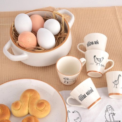 Bulionówka Ceramiczna z 2 Uchwytami Miska do Zupy Kremu 800ml ORION