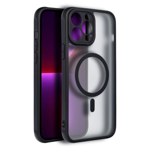 Etui na iPhone 13 PRO MAX Full Matte Mag Cover zgodne z MagSafe czarne