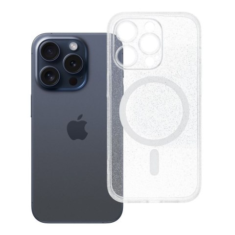 Etui na iPhone 14 PRO Clear Mag Cover (Str / Camera Protection) zgodne z MagSafe transparentne glitter